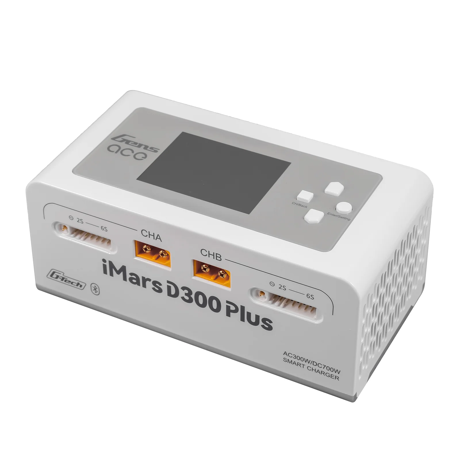 Gens ace iMars D300 Plus Smart Charger | Dual-Channel | G-tech | EW White - Image 13