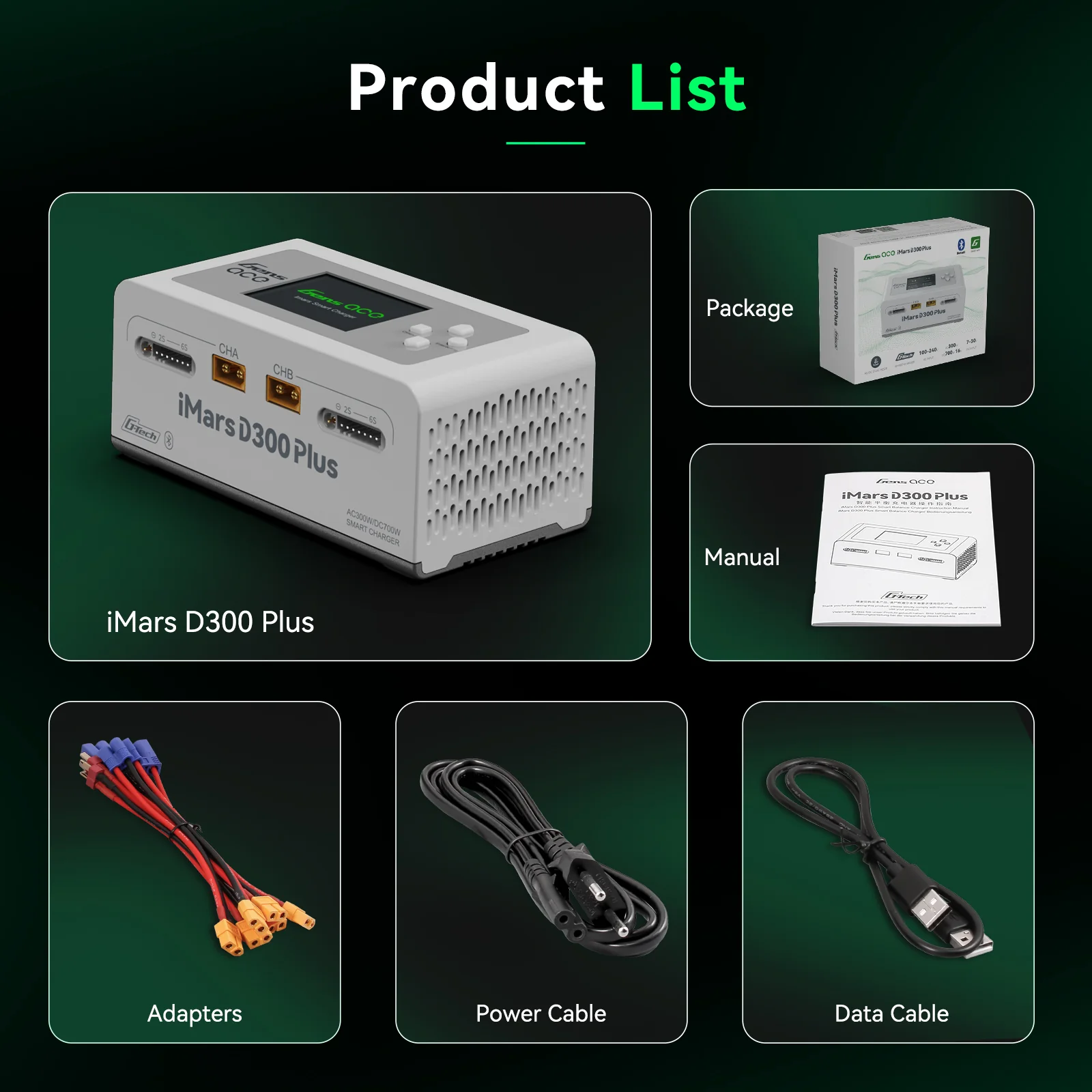 Gens ace iMars D300 Plus Smart Charger | Dual-Channel | G-tech | EW White - Image 9