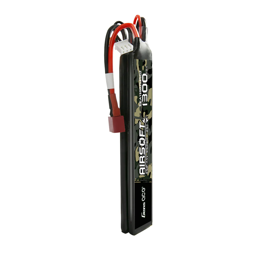 Gens ace 25C 1300mAh 2S1P 7.4V Saddle Airsoft Gun Lipo Battery with Deans(T) Plug - Image 5