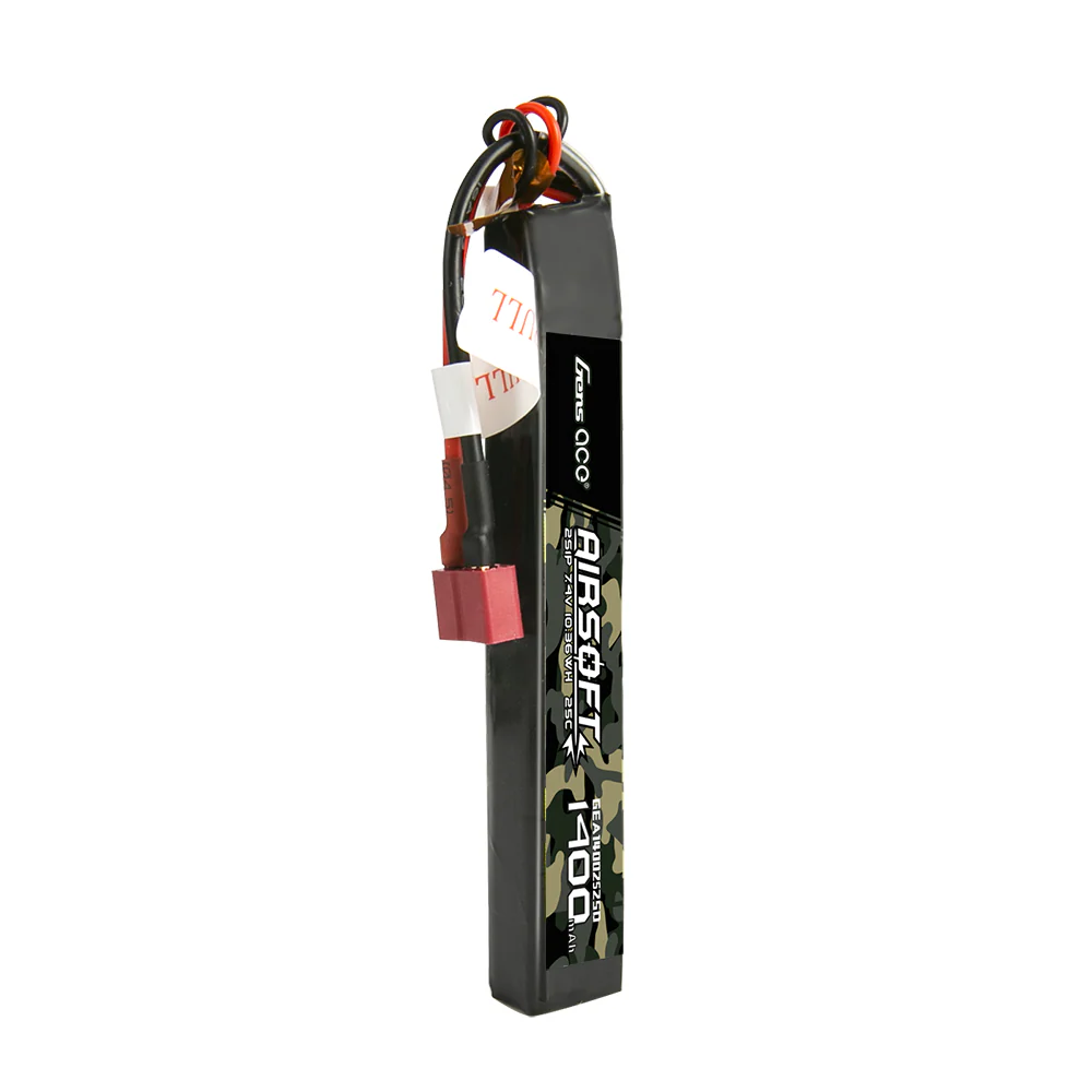 Gens ace 25C 1400mAh 2S1P 7.4V Airsoft Gun Lipo Battery with Deans(T) Plug - Image 5