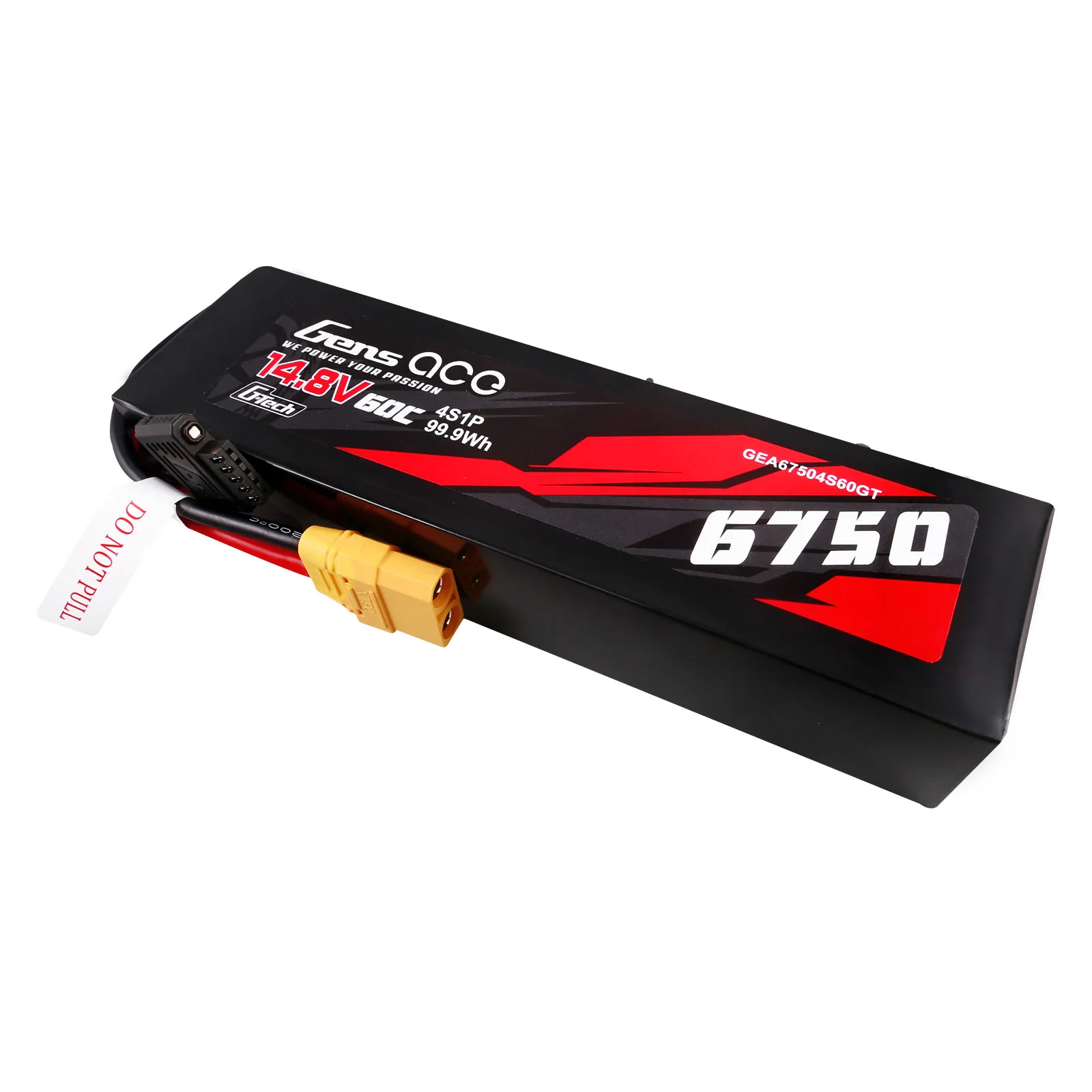 Gens ace G-Tech 6750mAh 14.8V 60C 4S1P Lipo Battery with XT90 plug - Image 3