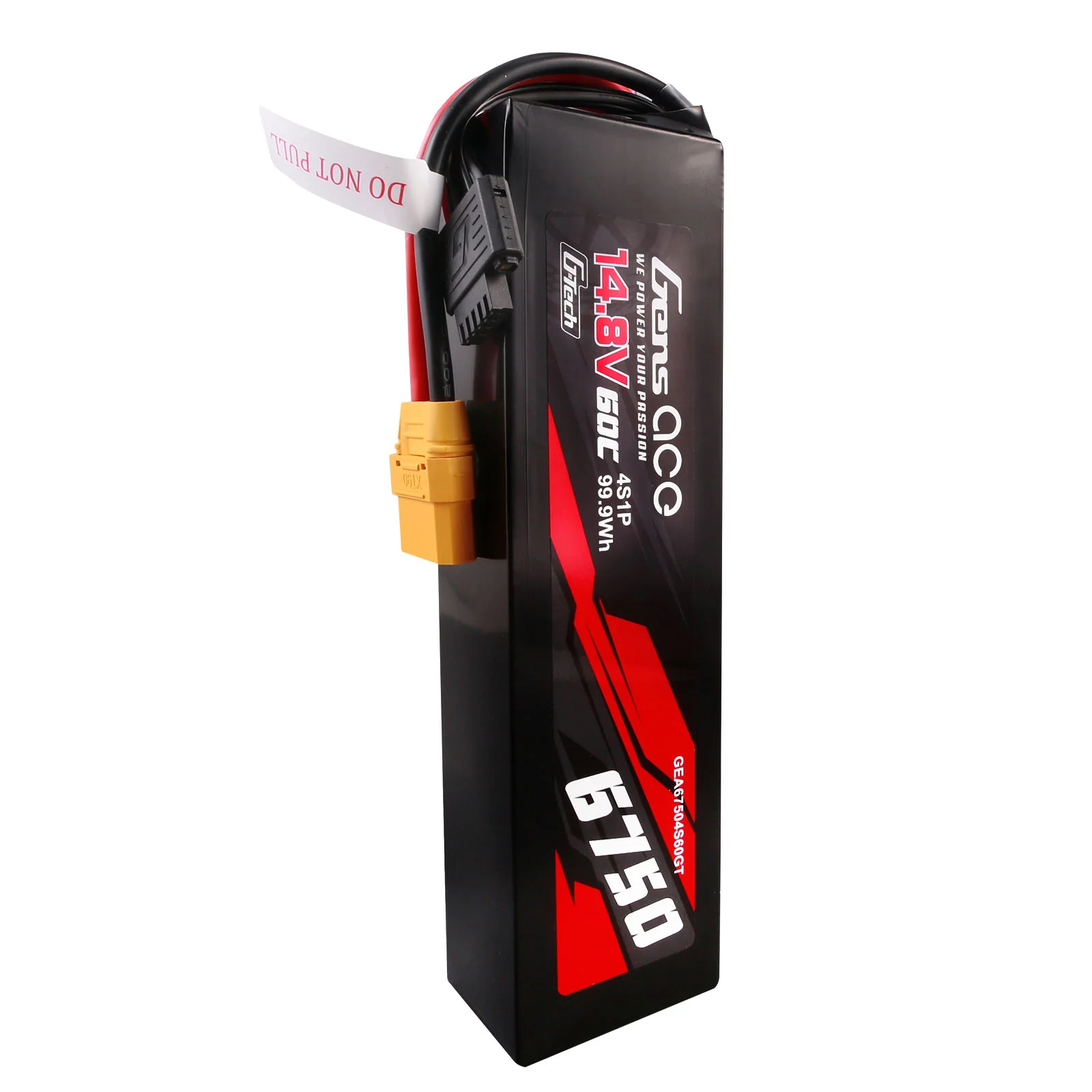 Gens ace G-Tech 6750mAh 14.8V 60C 4S1P Lipo Battery with XT90 plug - Image 4