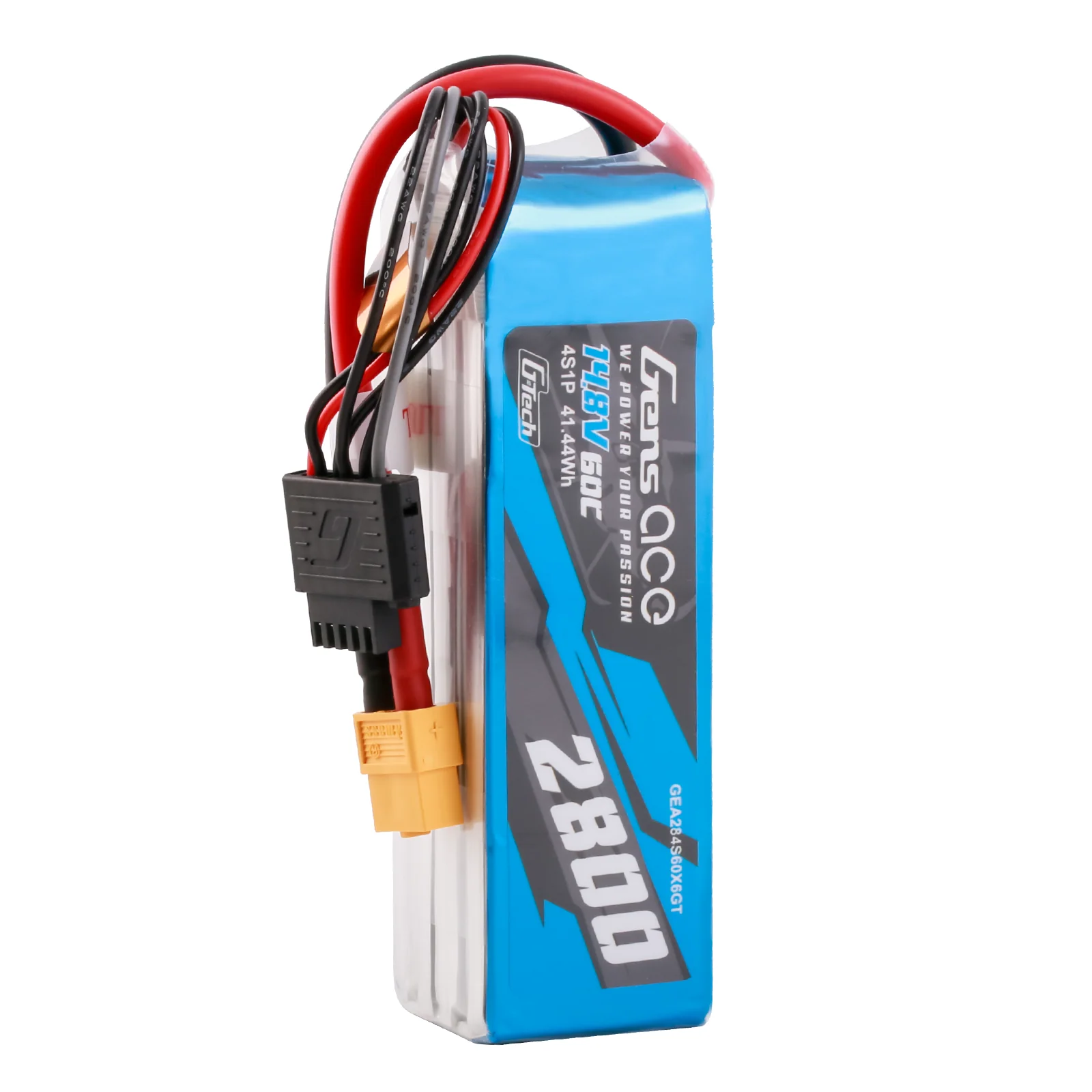 Gens ace G-Tech 2800mAh 14.8V 60C 4S1P LiPo Battery Pack with XT60 Plug - Image 4