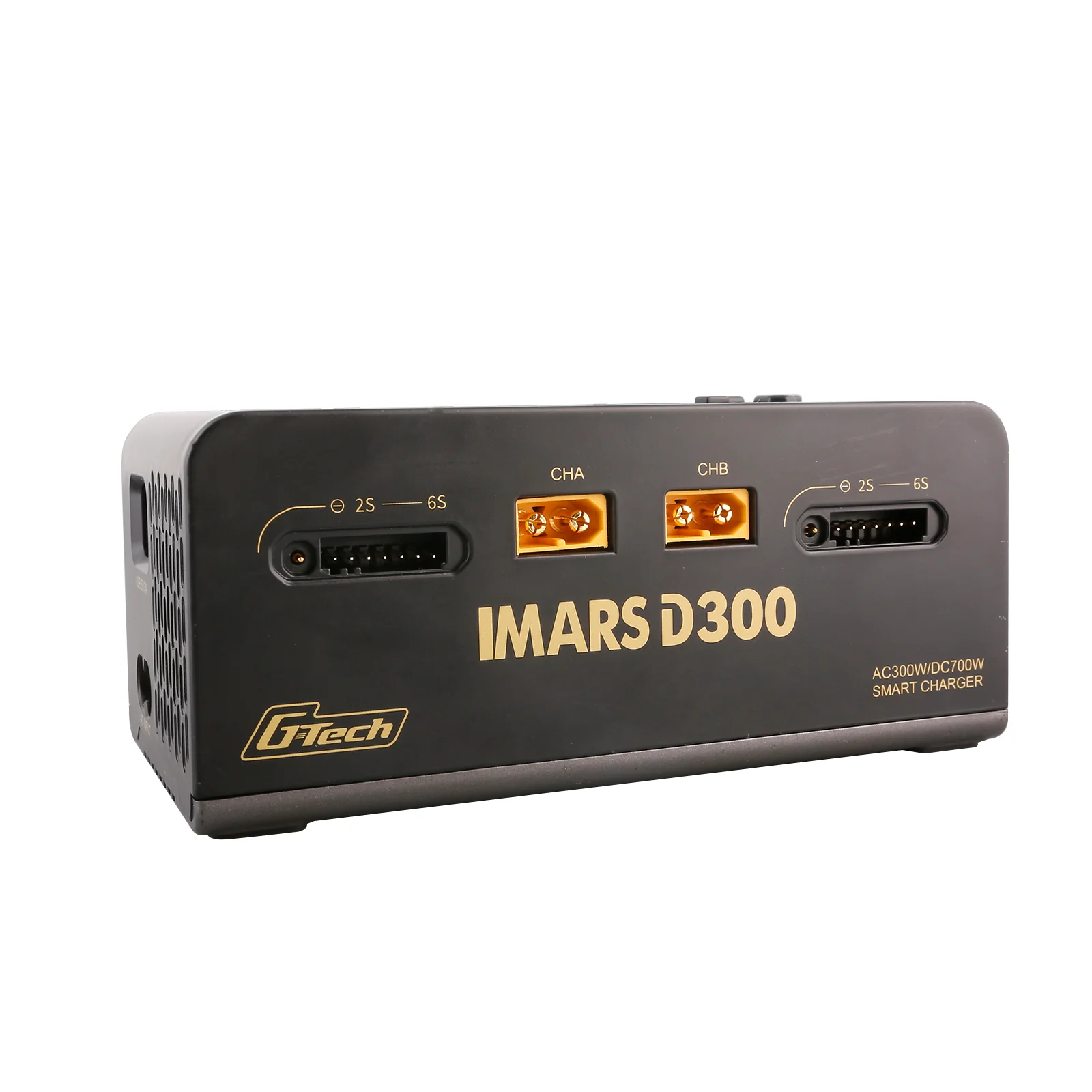 Gens Ace iMars D300 G-Tech Channel AC/DC 300W/700W RC Battery Charger-EU Black - Image 4