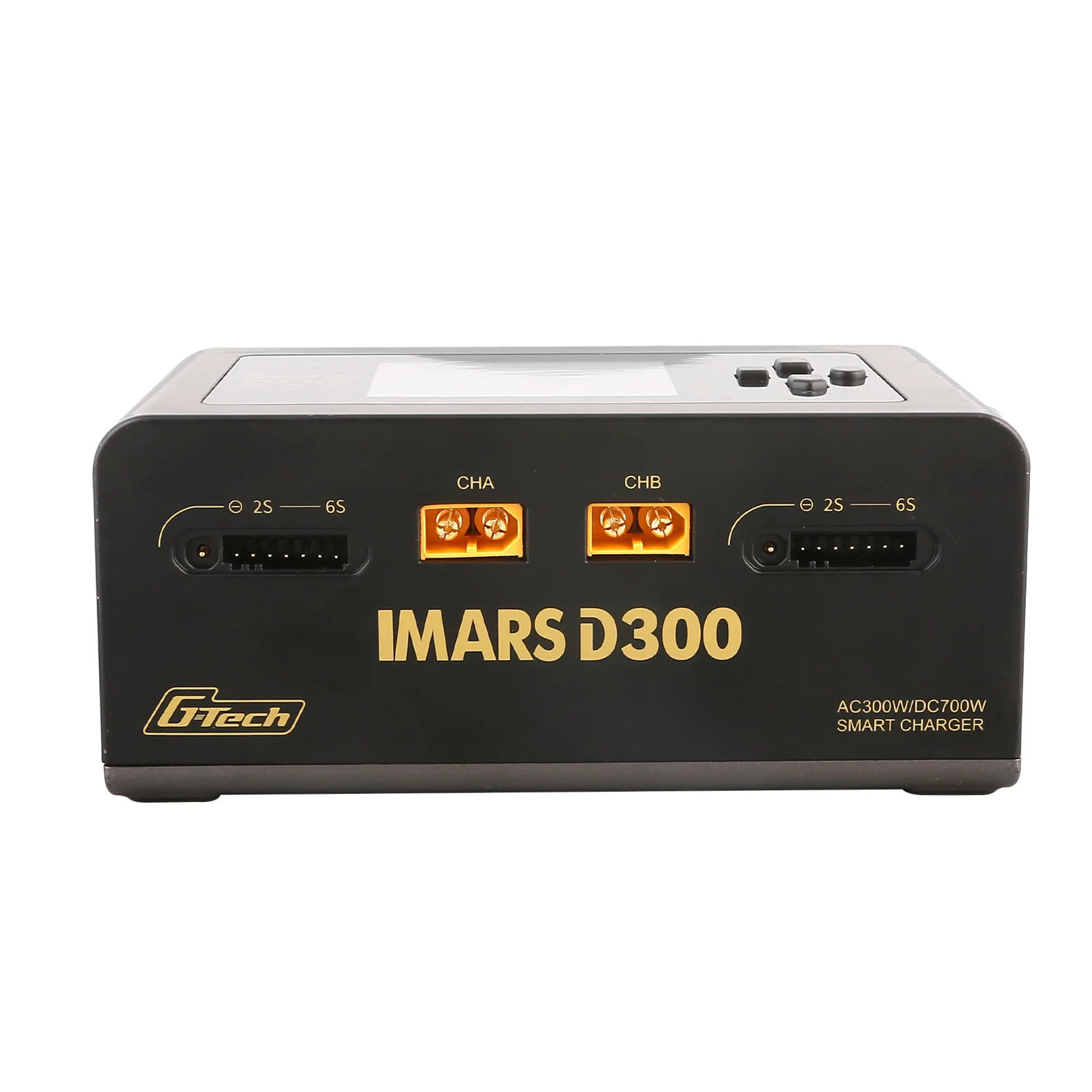 Gens Ace iMars D300 G-Tech Channel AC/DC 300W/700W RC Battery Charger-EU Black - Image 5