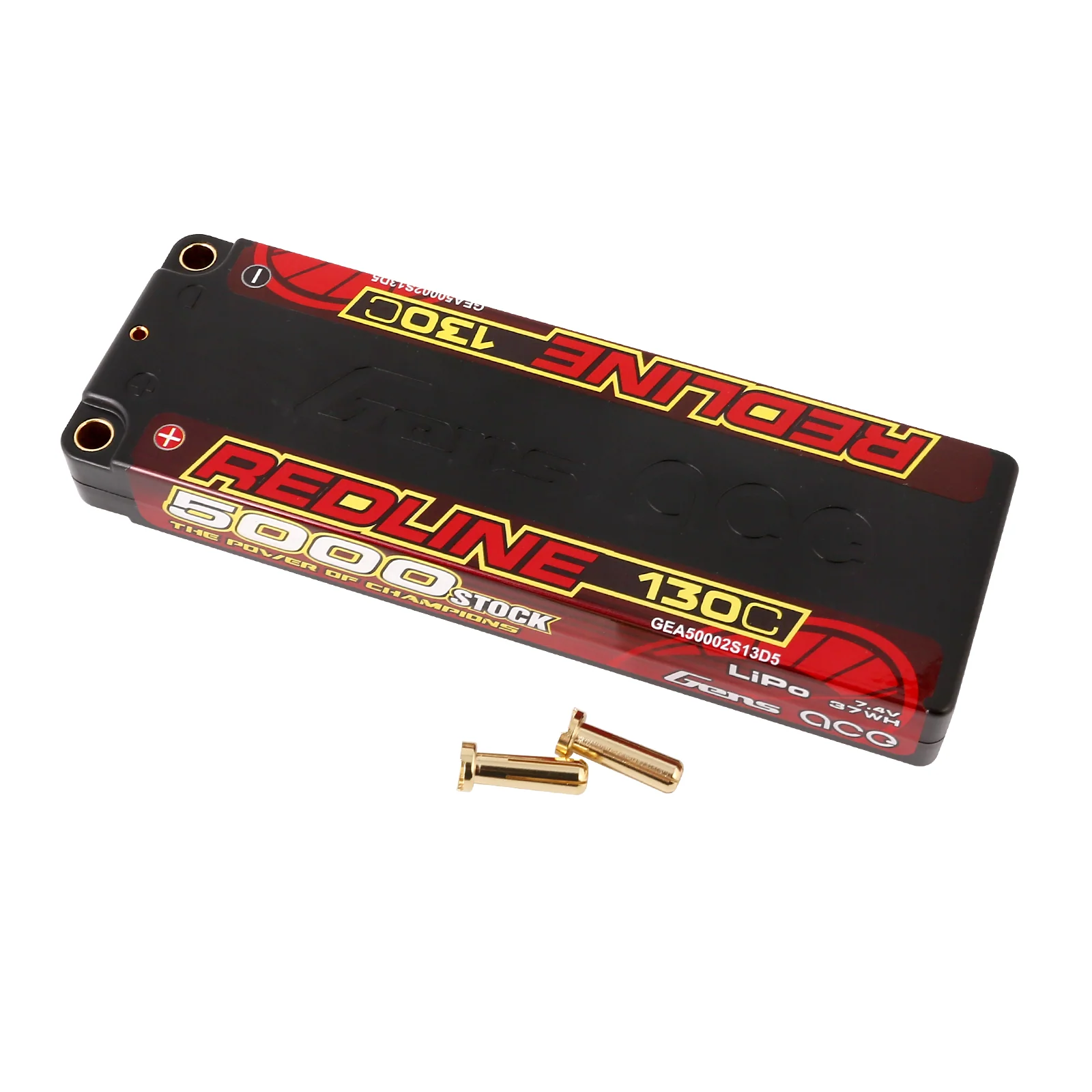 Gens ace Redline 1.0 5000mAh 2S 7.4V 130C HardCase 56# HV Lipo Battery - Image 3