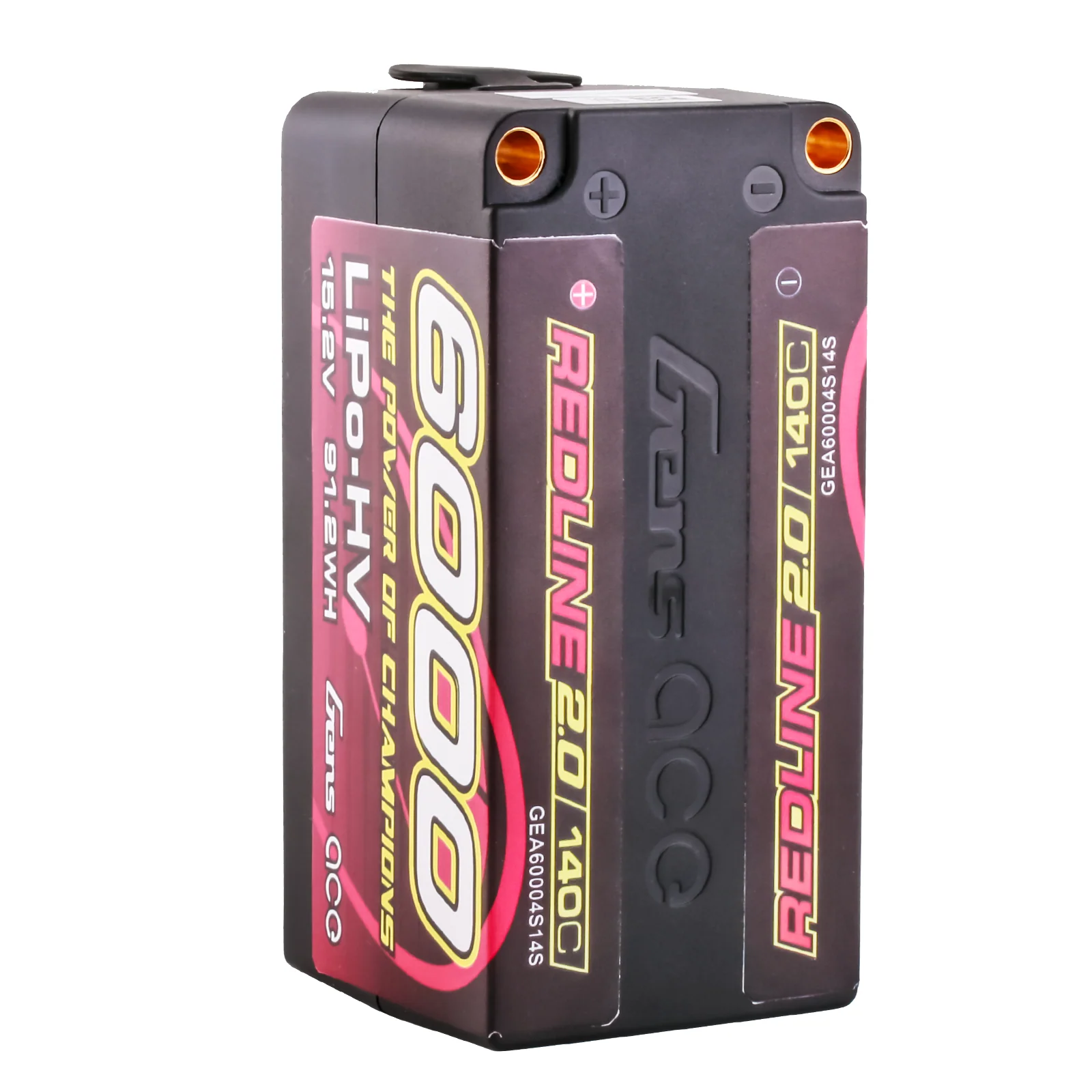 Gens ace Redline 2.0 Series 6000mAh 4S2P 15.2V 140C HardCase HV Lipo Battery Pack with Hardcase 69# - Image 4