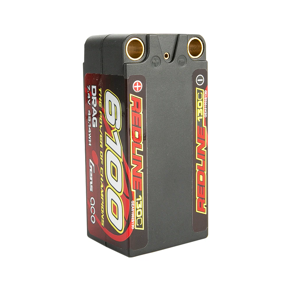 Gens ace Redline 1.0 6100mAh 2S2P 7.4V 130C HardCase 71# LiPo Battery - Image 4