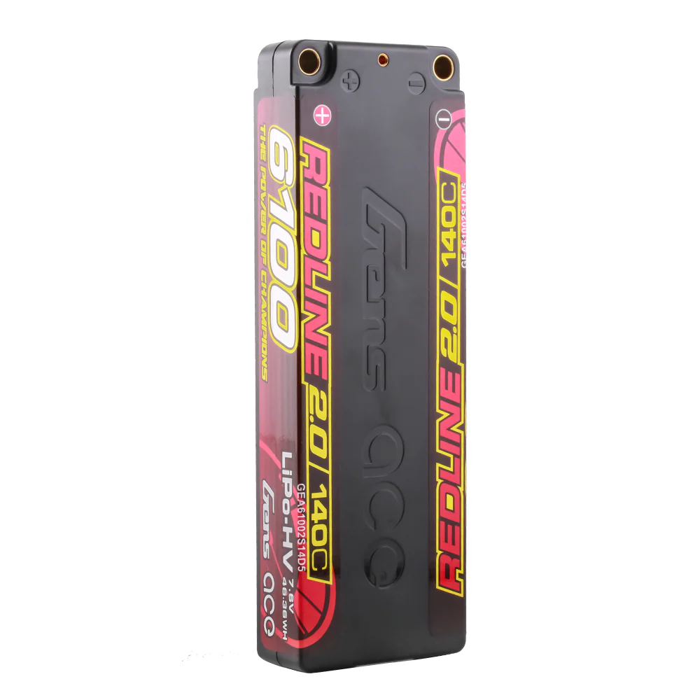 Gens ace Redline 2.0 Series 6100mAh 2S 7.6V 140C HardCase HV Lipo Battery Pack with Hardcase 56# - Image 4