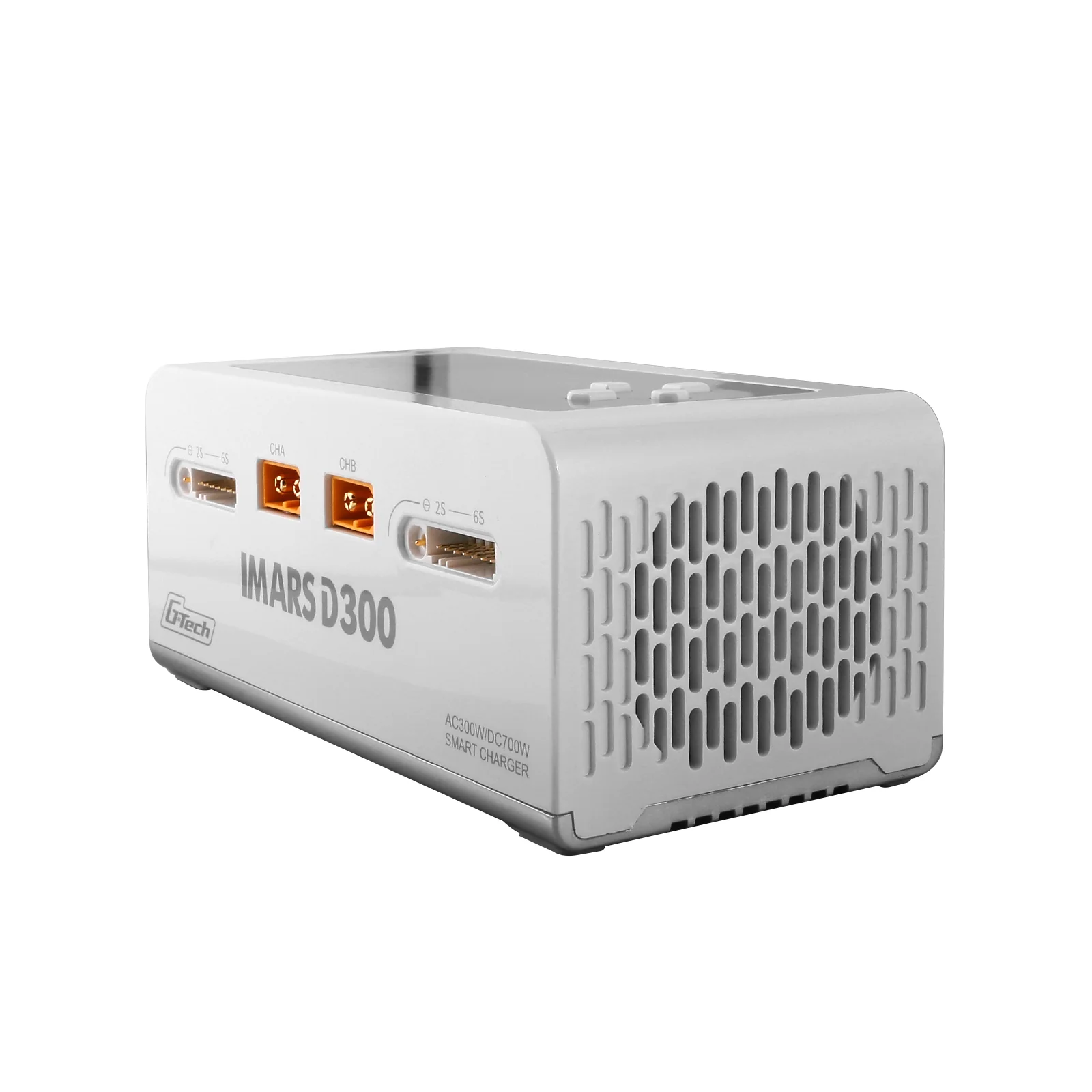 Gens ace iMars D300 G-Tech Channel AC/DC 300W/700W RC Battery Charger-EU White - Image 4